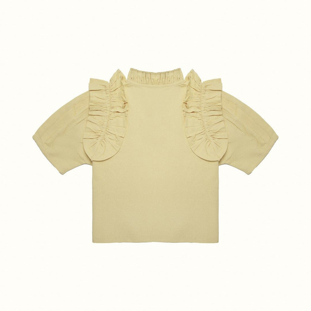 Blusa Lino Amarillo Cybele