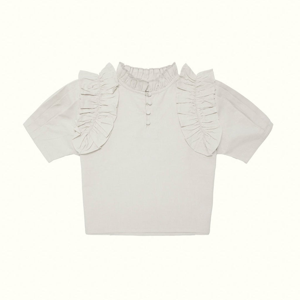 BLUSA DE LINO BLANCA HELIOS