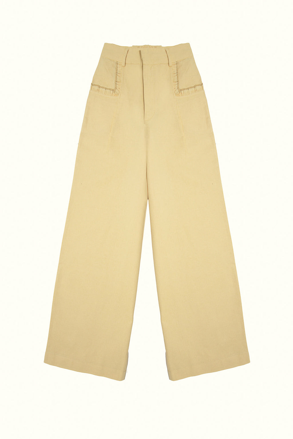 Pantalón Lino Amarillo Cybele