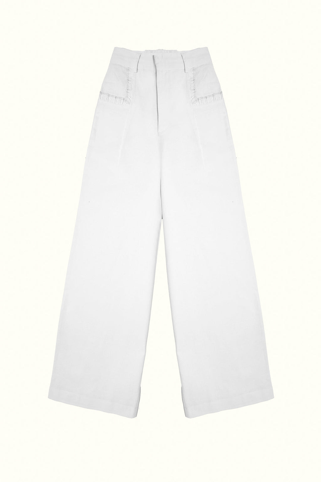 Pantalón Lino Blanco Helios