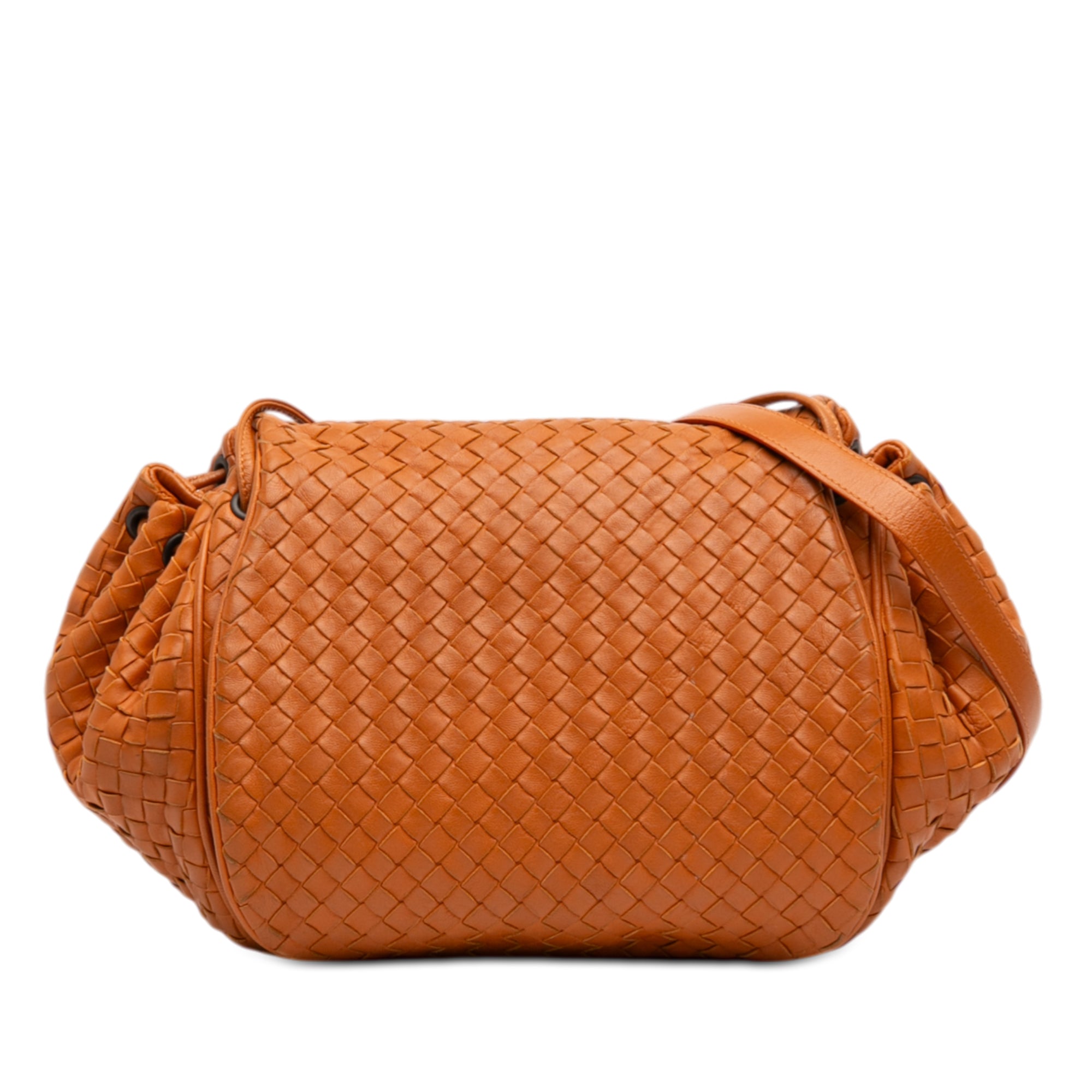 Nappa Intrecciato Flap Crossbody
