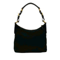 Nylon Vela Grommet Shoulder Bag