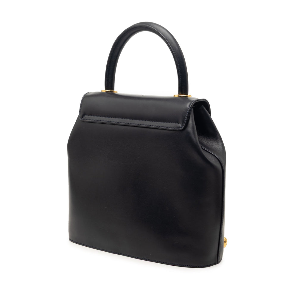 Studded Leather Satchel