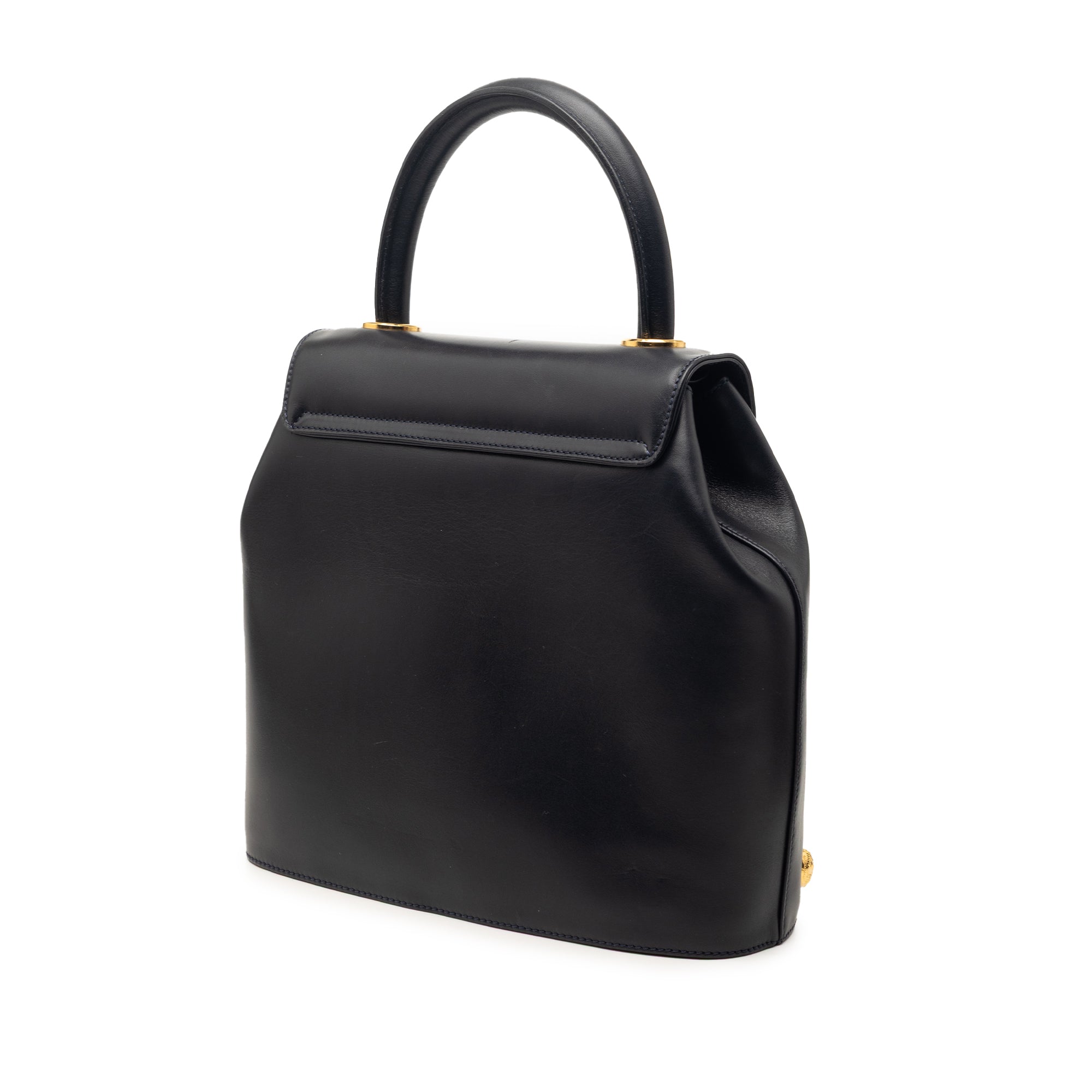 Studded Leather Satchel