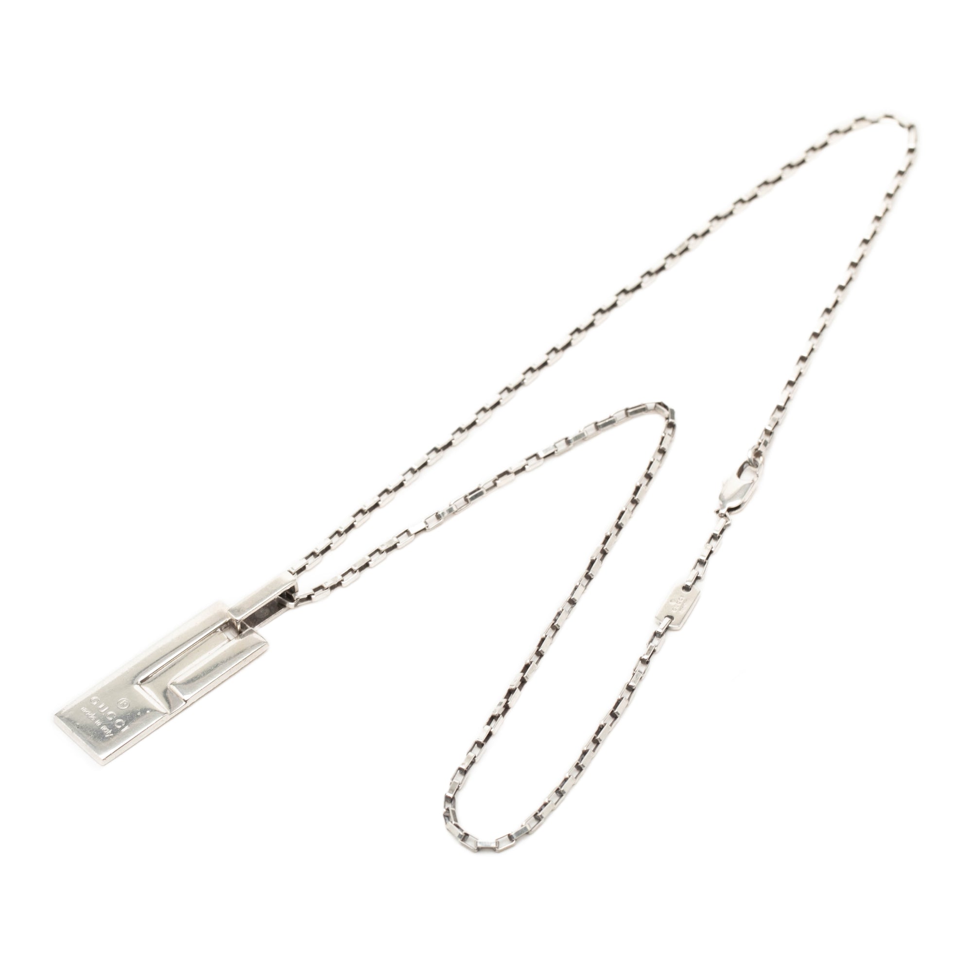 Sterling Silver G Plate Pendant Necklace