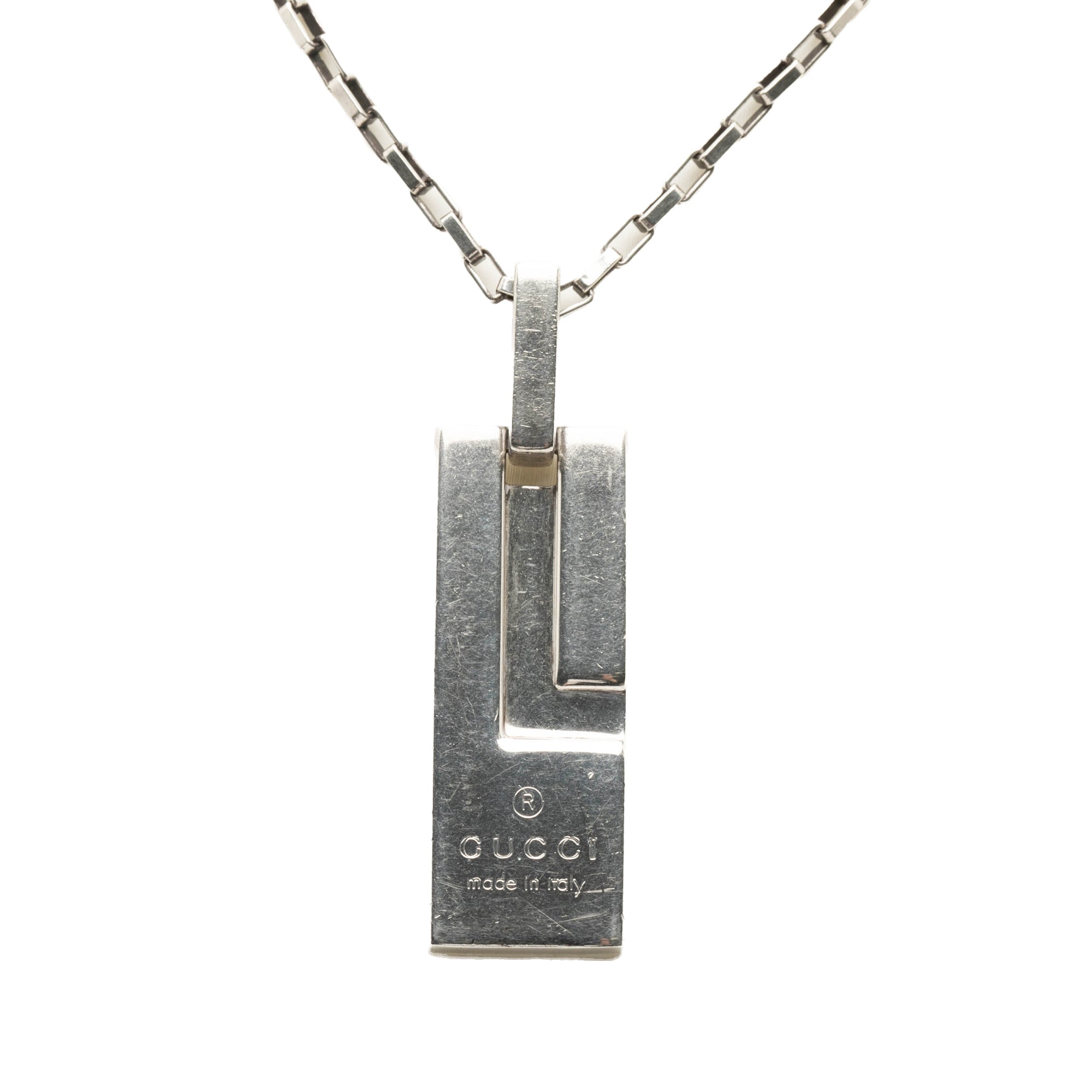 Sterling Silver G Plate Pendant Necklace