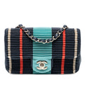 New Mini Pleated Perforated Lambskin Single Flap