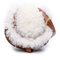 Mini Shearling and Calfskin Marcie Saddle Crossbody
