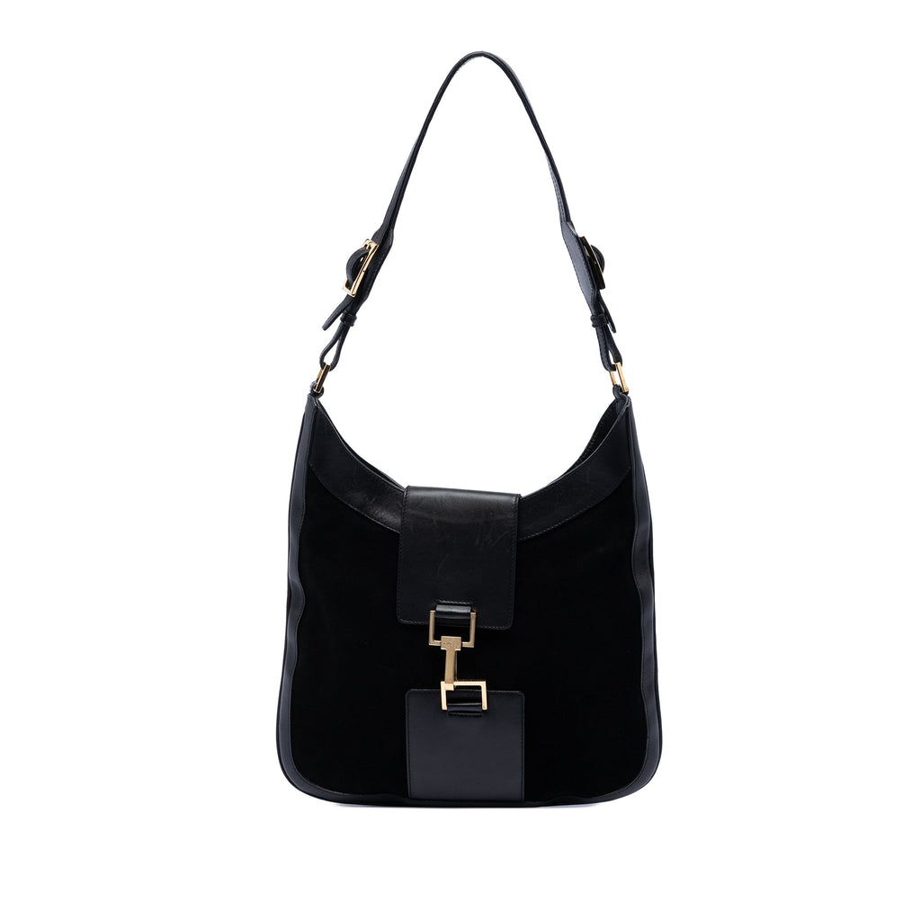 Suede Jackie Shoulder Bag