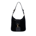 Suede Jackie Shoulder Bag
