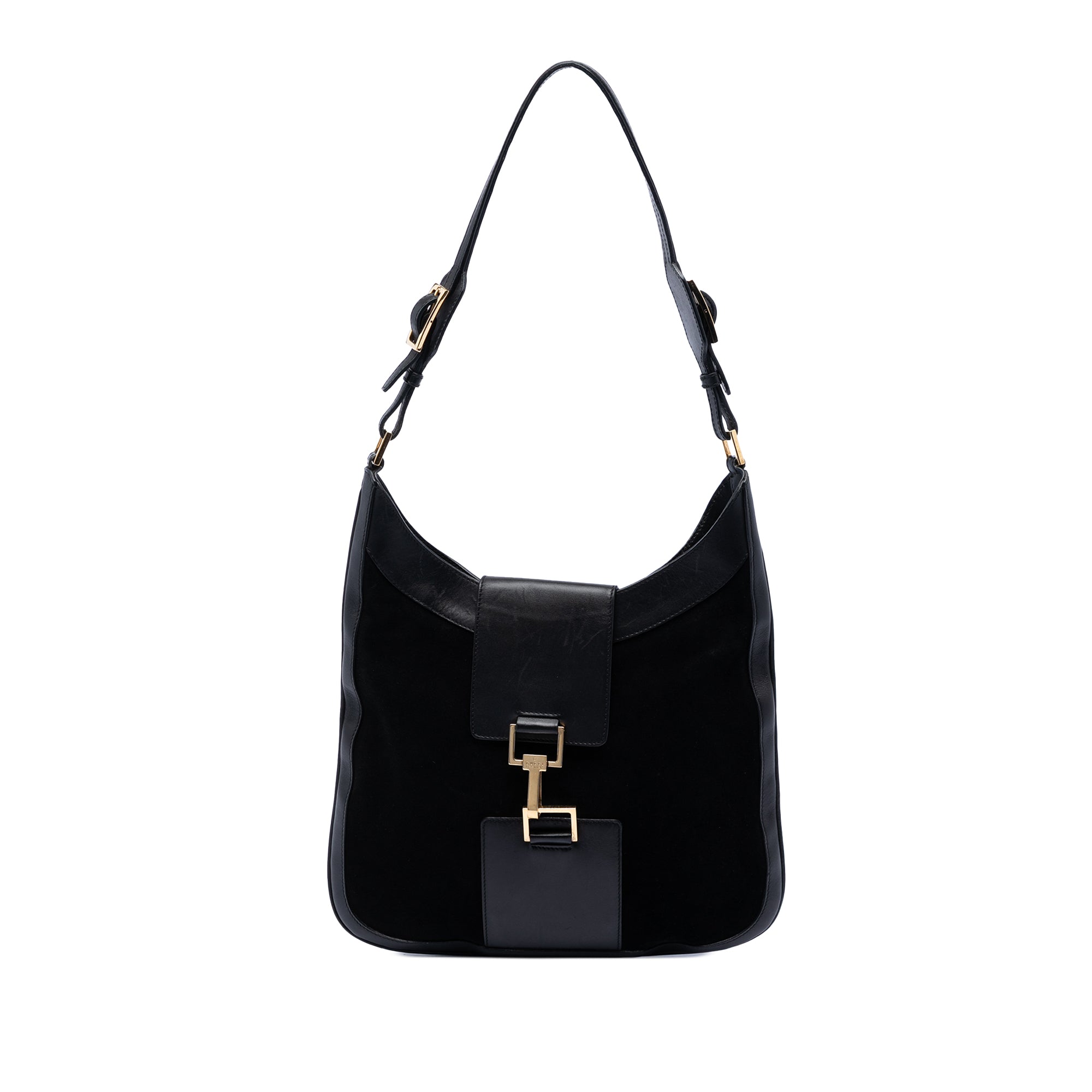 Suede Jackie Shoulder Bag