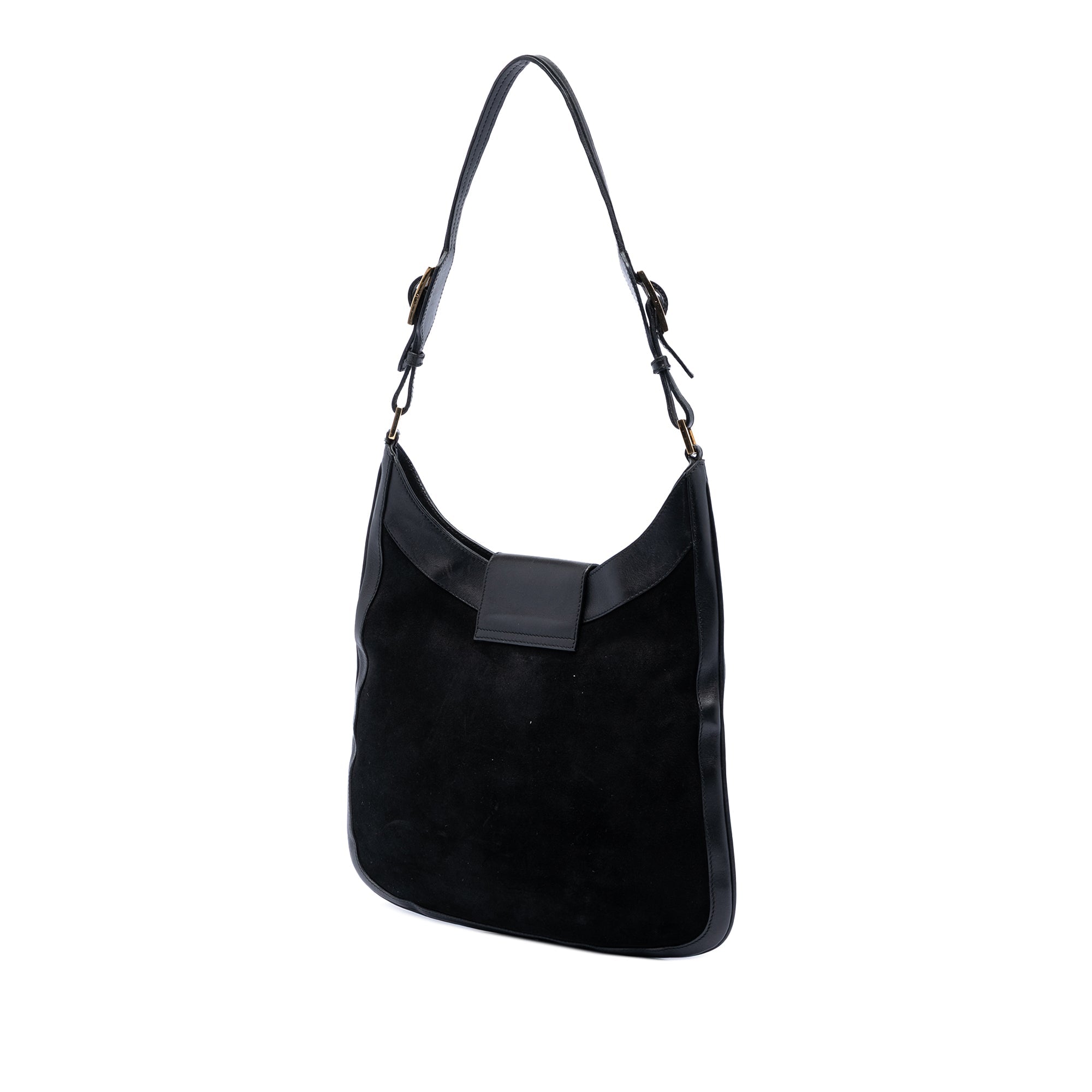 Suede Jackie Shoulder Bag