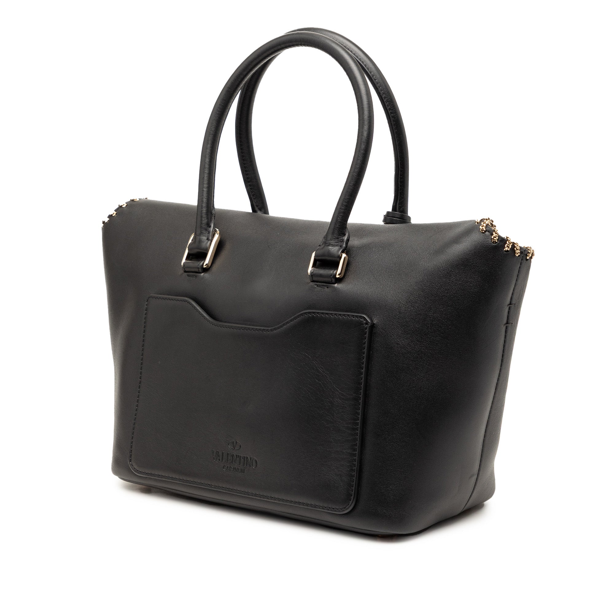 Leather Demilune Whipstitch Satchel