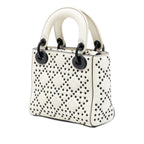 Mini Ultra Matte Calfskin Cannage Studded Supple Lady Dior