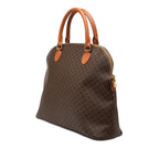 Macadam Coated Canvas Dome Satchel