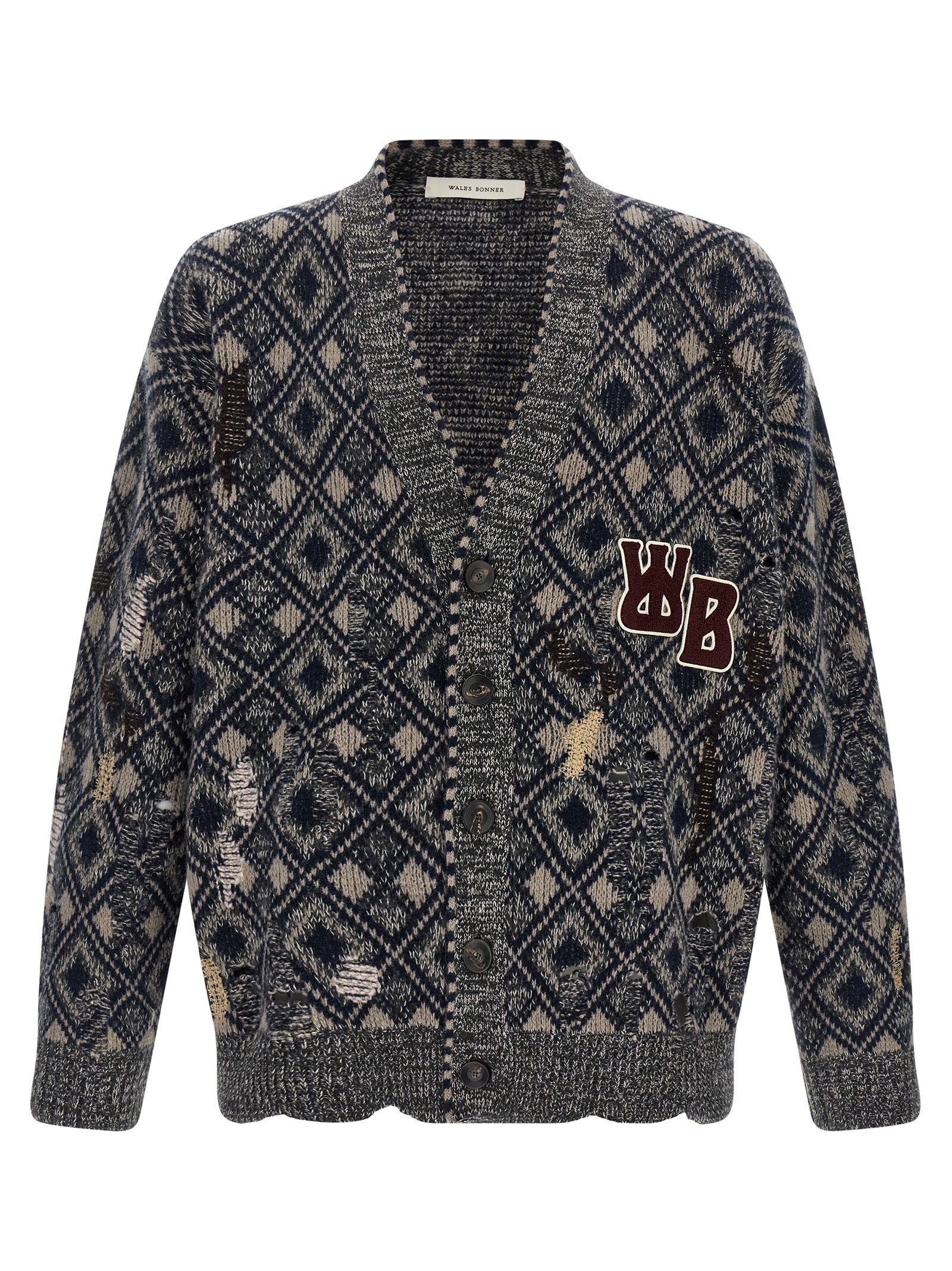 Wales Bonner Cardigan — Navy