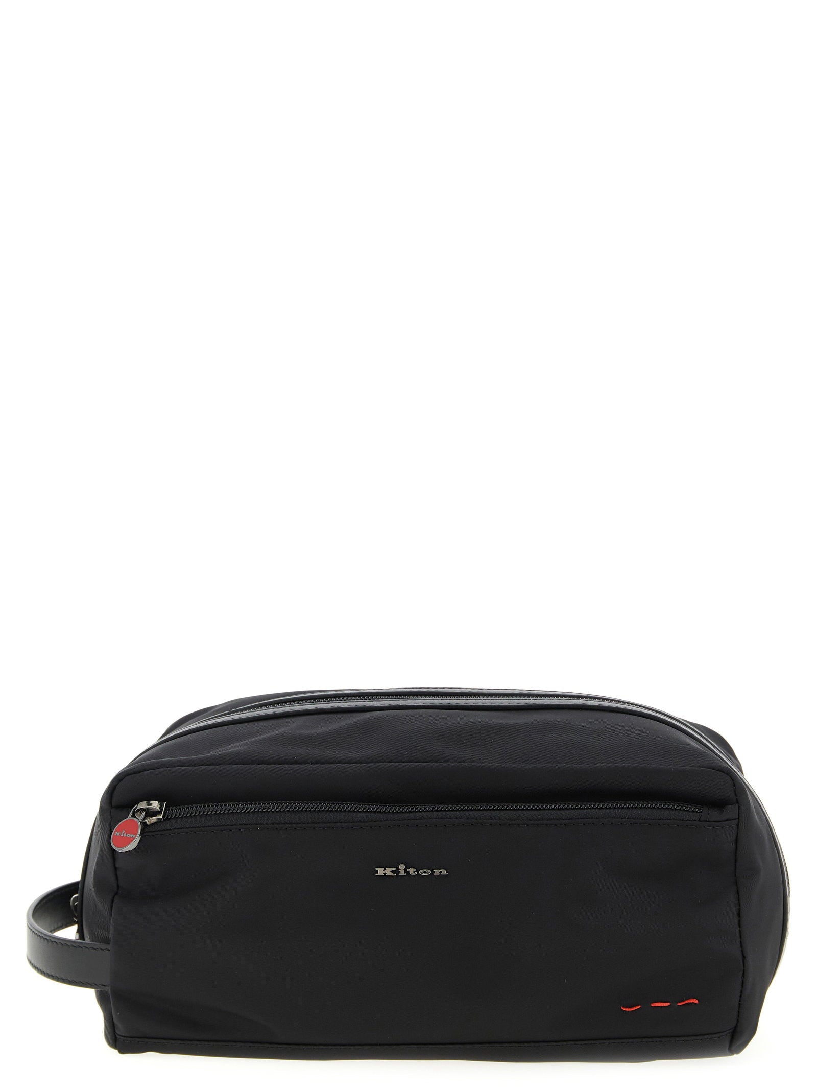 Kiton Nylon Clutch — Black