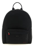 Kiton Structured Technical Canvas Backpack — Black