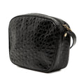 Croc Embossed Leather Vara Crossbody