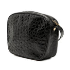 Croc Embossed Leather Vara Crossbody