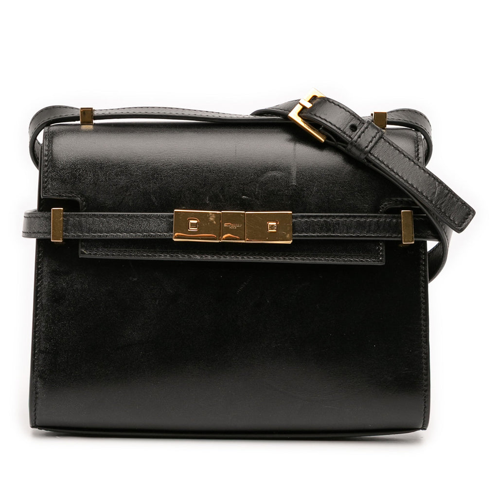 Mini Box Calfskin Manhattan Shoulder Bag