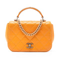 Mini Quilted Caviar Carry Around Flap