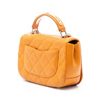 Mini Quilted Caviar Carry Around Flap