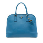 Large Saffiano Lux Open Promenade Satchel
