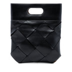 Small Leather Maxi Intrecciato Slip Tote