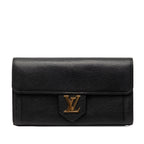 Leather LockMe Long Wallet