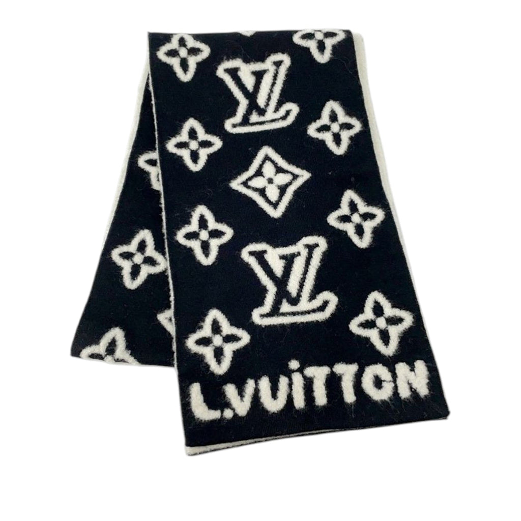 Monogram Hip Knitted Reversible Scarf