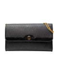 Honeycomb Coated Canvas Chain Crossbody