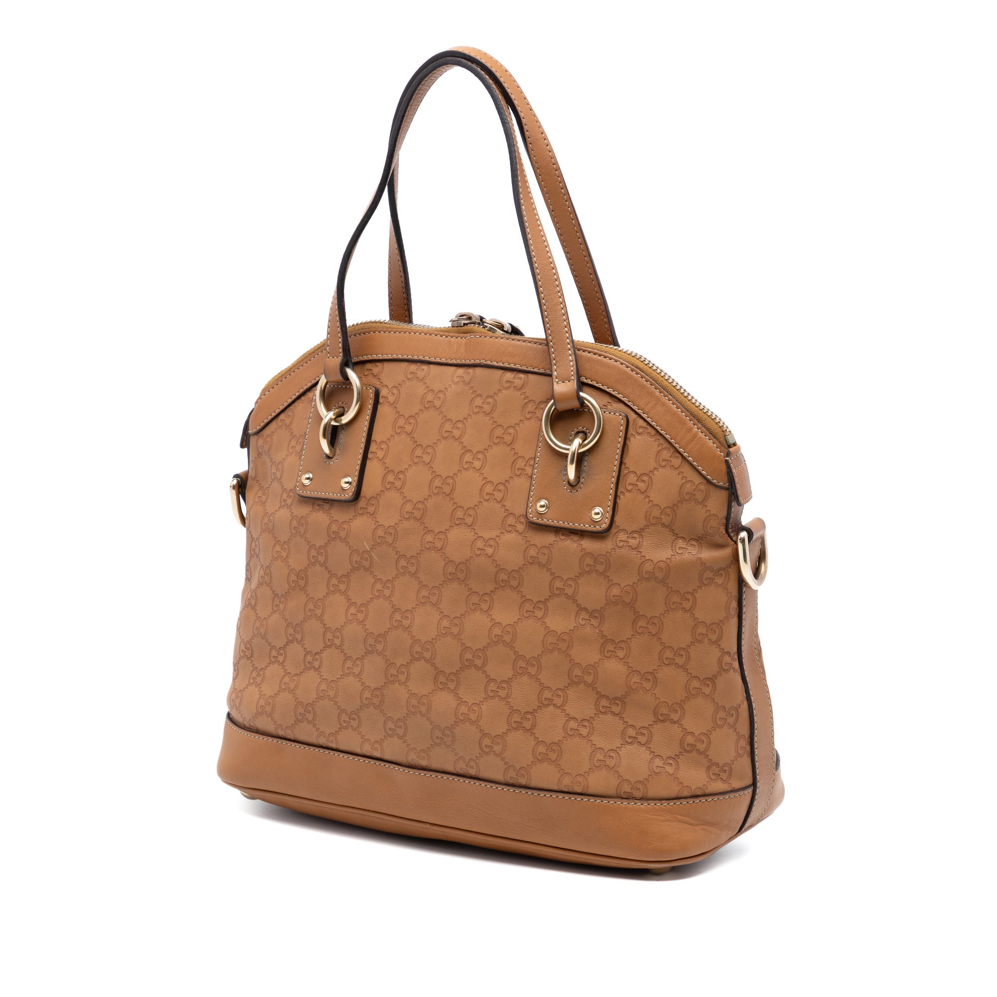 Medium Guccissima Charm Dome Satchel