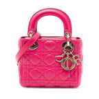 Mini Lambskin Cannage Lady Dior