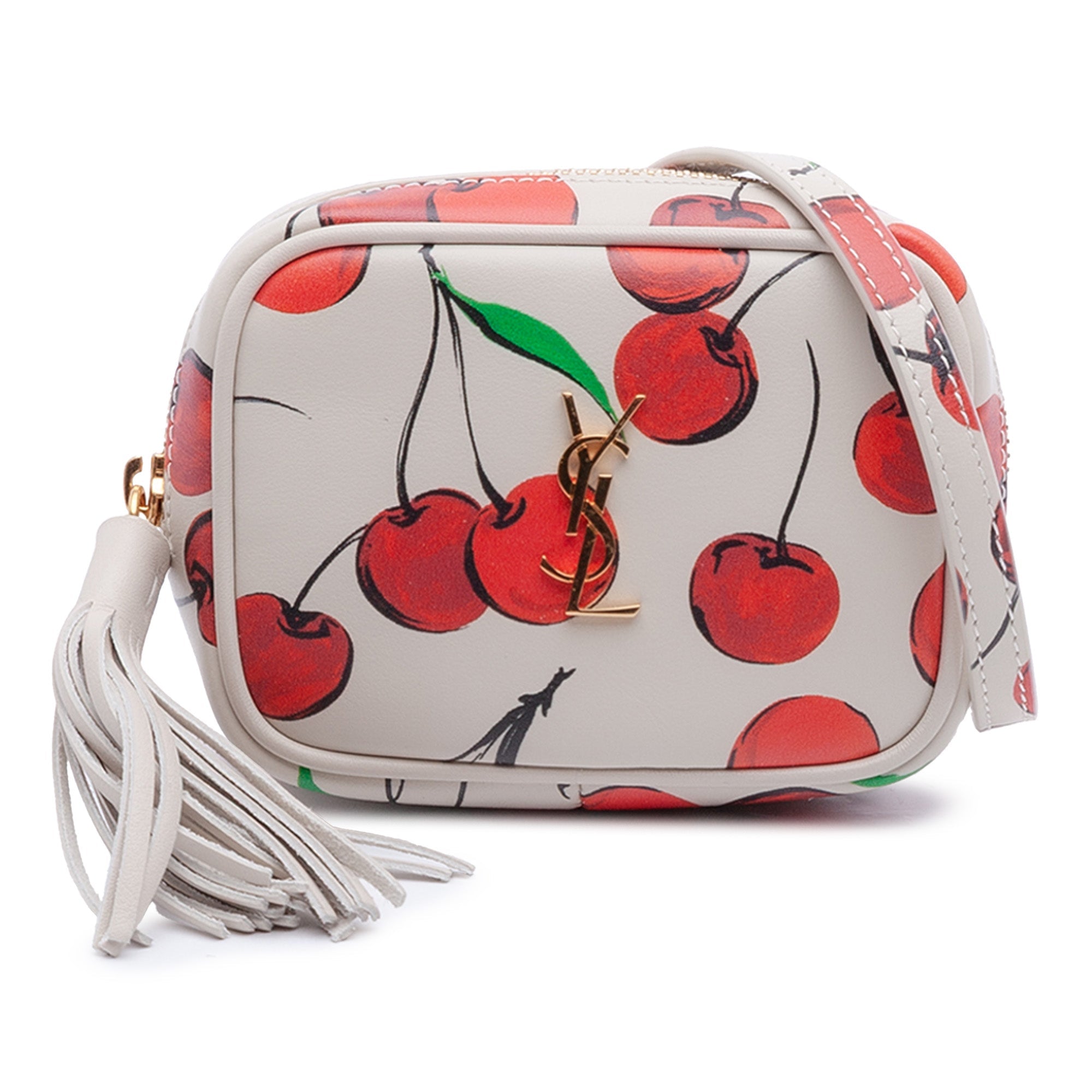 Baby Calfskin Monogram Cherry Printed Lou Camera Bag