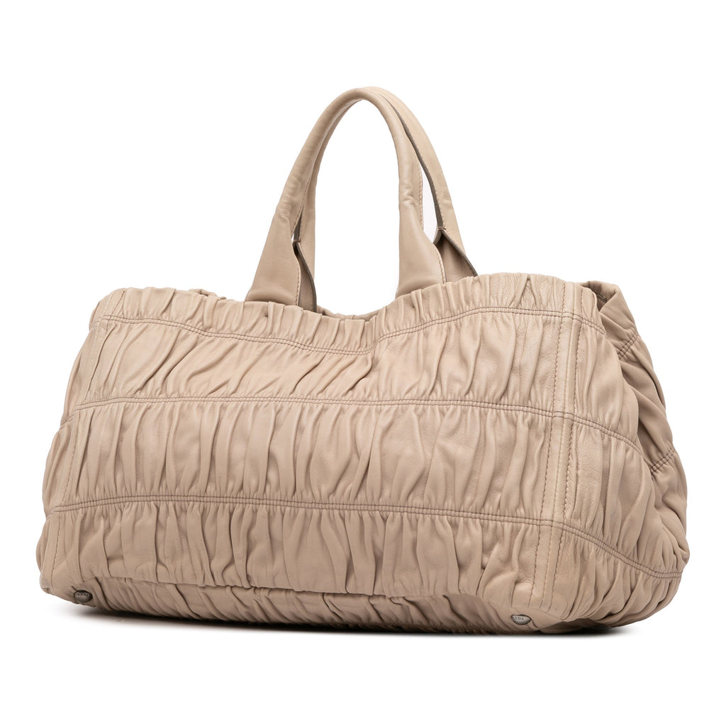 Nappa Gaufre Handbag