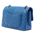 Small Classic Chevron Lambskin Double Flap