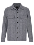 Zegna Crossover Overshirt — Gray