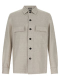 Zegna Crossover Overshirt — Beige