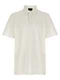 Brioni Organic Cotton Piqué Polo Shirt — Cream