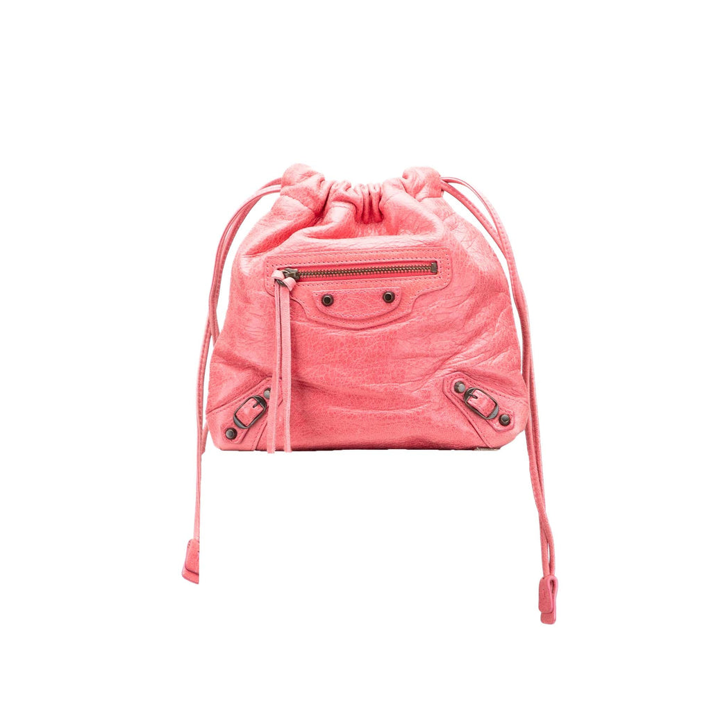 Lambskin Motocross Move On Drawstring Pouch