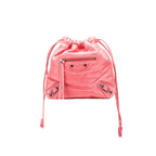 Lambskin Motocross Move On Drawstring Pouch