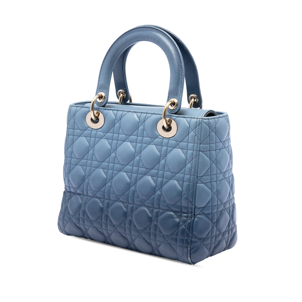 Medium Ombre Lambskin Cannage Lady Dior