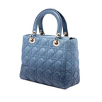 Medium Ombre Lambskin Cannage Lady Dior