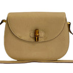 Grained Calfskin Bamboo Crossbody