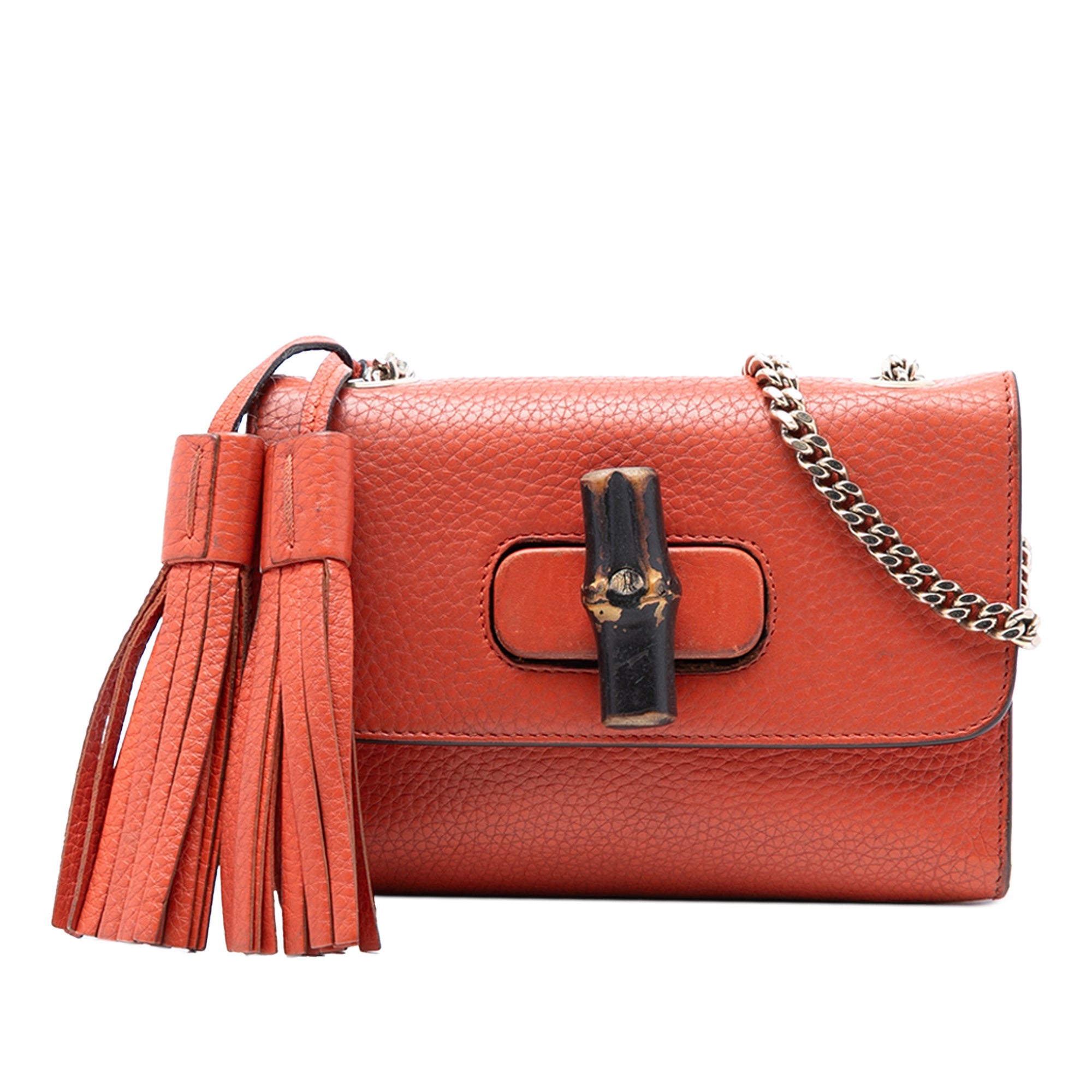 Small Leather Miss Bamboo Crossbody