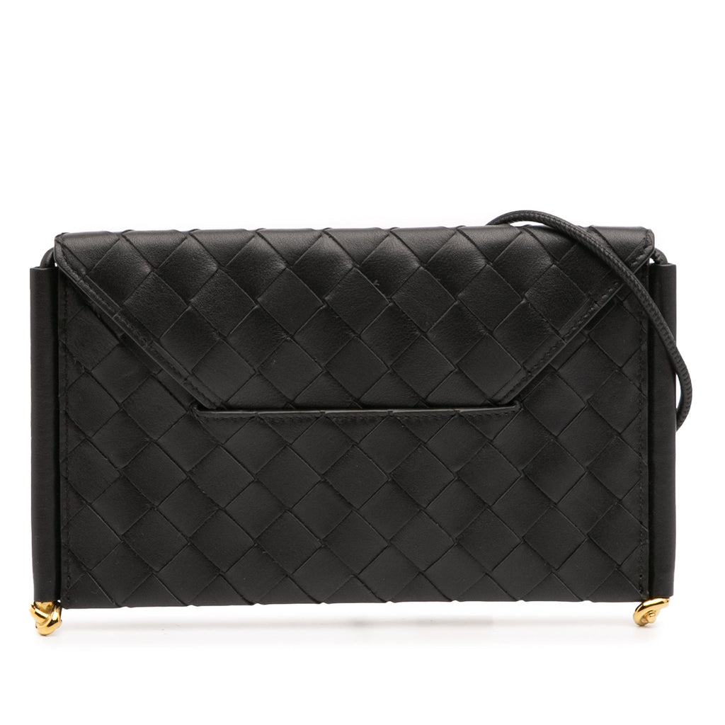 Calfskin Intrecciato Solstice Phone Pouch