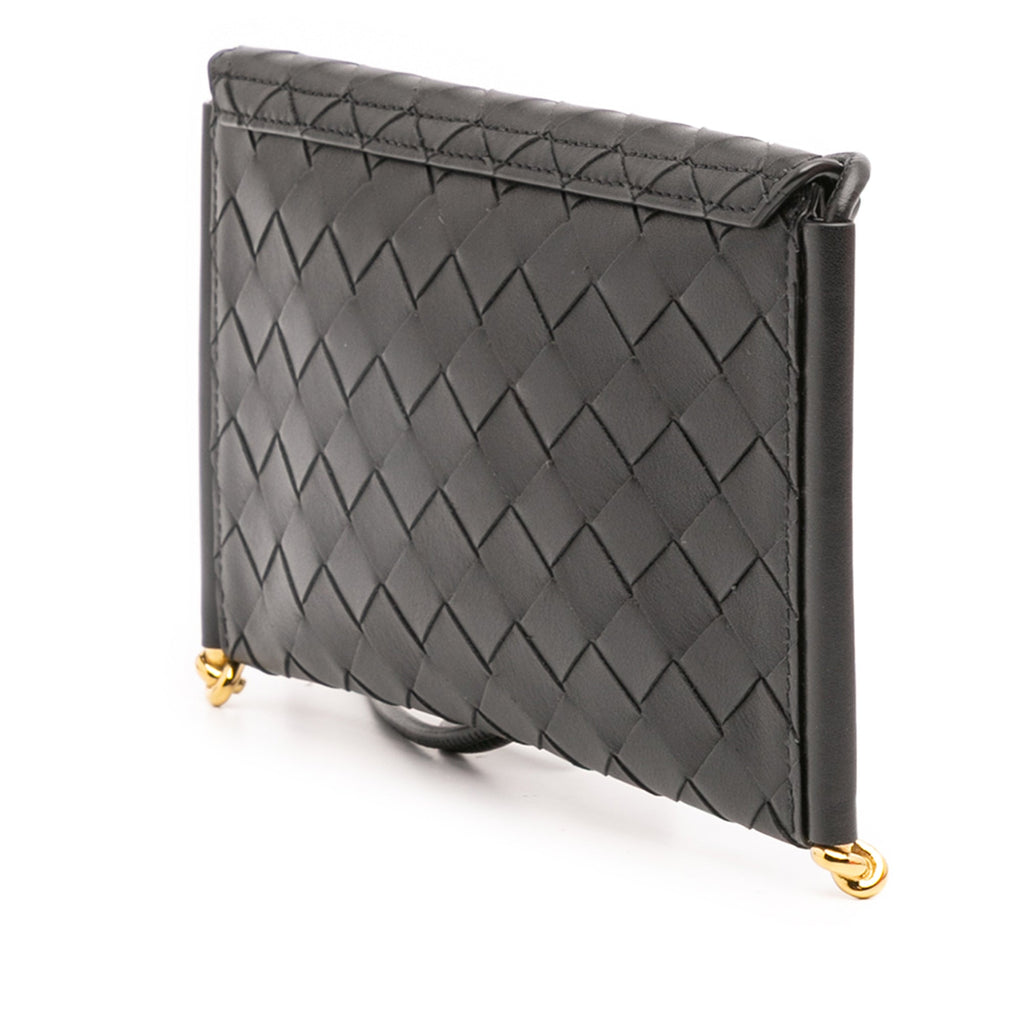 Calfskin Intrecciato Solstice Phone Pouch