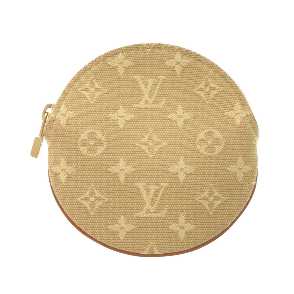 Monogram Mini Lin Round Coin Purse