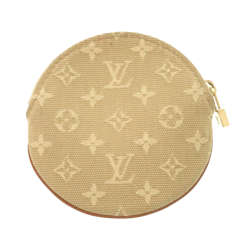 Monogram Mini Lin Round Coin Purse